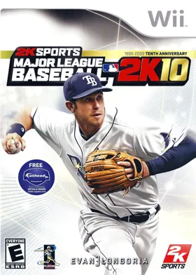Major League Baseball 2K10 box cover front